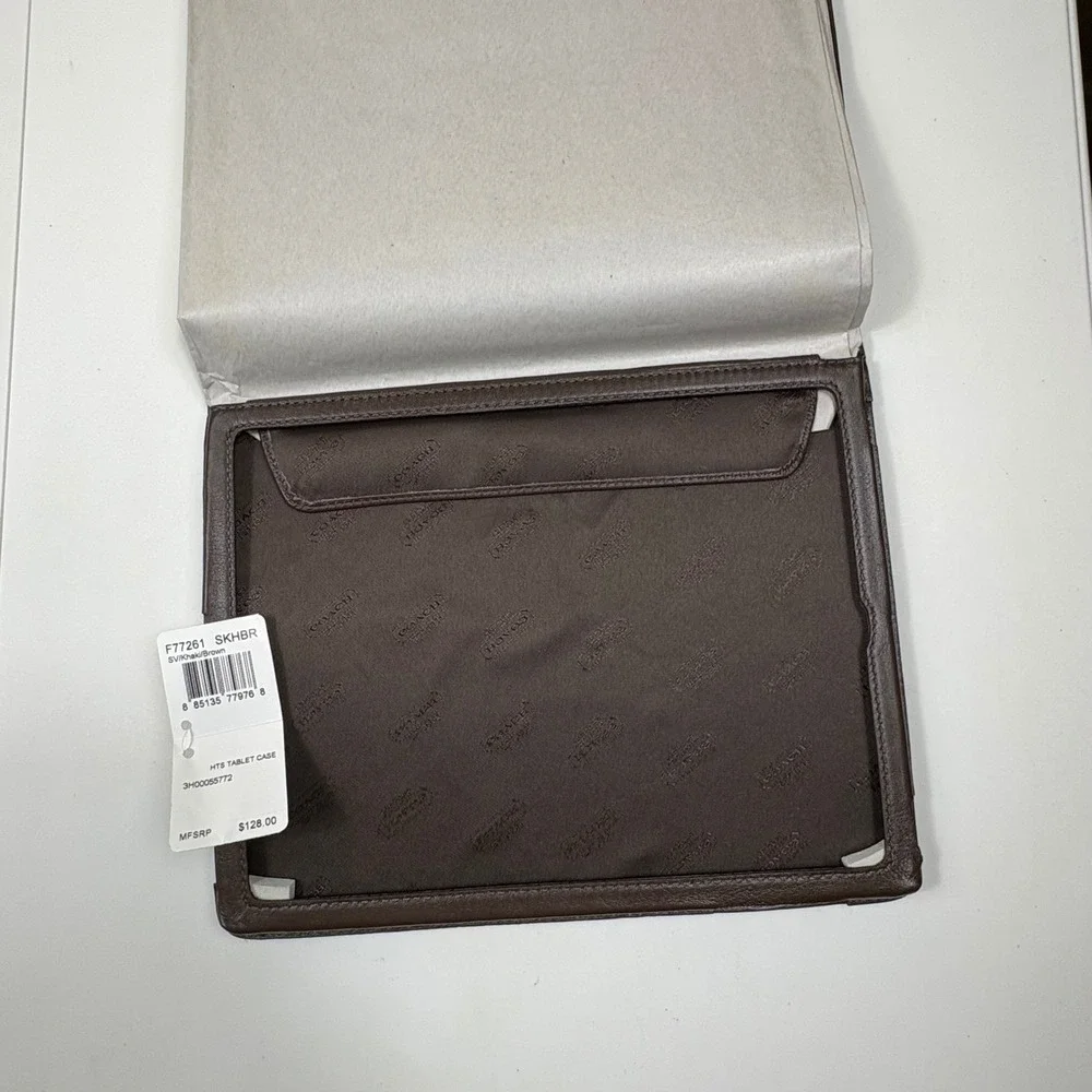 Coach Brown Tablet Case